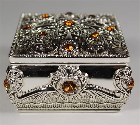 black metal jewelry box|antique metal jewelry box.